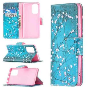 For Xiaomi Redmi Note 10 Pro Colored Drawing Pattern Horizontal Flip Leather Case with Holder & Card Slots & Wallet(Plum Blossom)