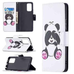 For Xiaomi Redmi Note 10 Pro Colored Drawing Pattern Horizontal Flip Leather Case with Holder & Card Slots & Wallet(Panda)
