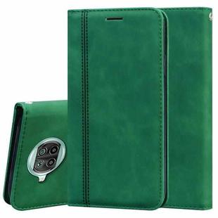 For Xiaomi Mi 10T Lite 5G Frosted Business Magnetic Horizontal Flip PU Leather Case with Holder & Card Slot & Lanyard(Green)