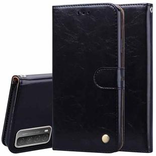 For Huawei Honor 10X Lite Business Style Oil Wax Texture Horizontal Flip Leather Case with Holder & Card Slots & Wallet(Black)