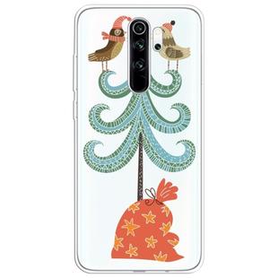 For Xiaomi Redmi Note 8 Pro Trendy Cute Christmas Patterned Clear TPU Protective Case(Big Christmas Tree)