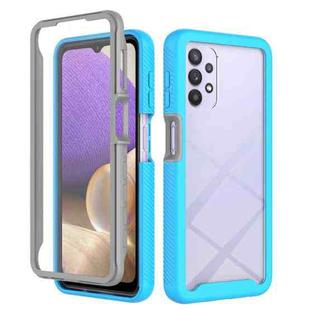 For Samsung Galaxy A32 5G Starry Sky Full Body Hybrid Shockproof Phone Case(Sky Blue)