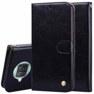 For Xiaomi Mi 10T Lite 5G Business Style Oil Wax Texture Horizontal Flip Leather Case with Holder & Card Slots & Wallet(Black)