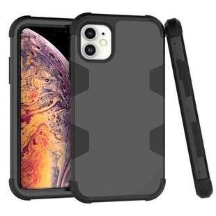 Contrast Color Silicone + PC Shockproof Case For iPhone 11(Black)