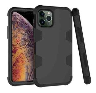 Contrast Color Silicone + PC Shockproof Case For iPhone 11 Pro(Black)