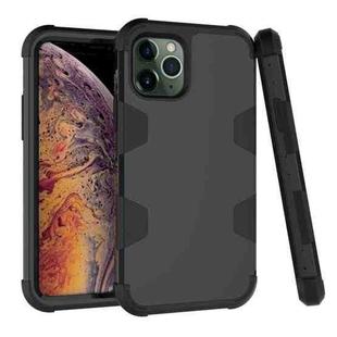 Contrast Color Silicone + PC Shockproof Case For iPhone 11 Pro Max(Black)