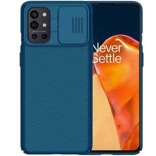 For OnePlus 9R NILLKIN Black Mirror Series PC Camshield Full Coverage Dust-proof Scratch Resistant Phone Case(Blue)