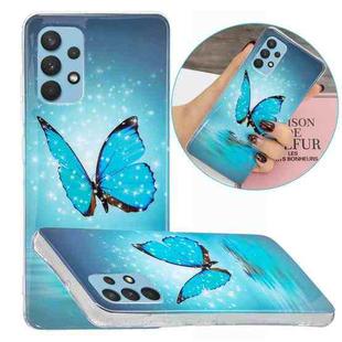 For Samsung Galaxy A32 4G Luminous TPU Protective Case(Butterfly)