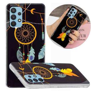 For Samsung Galaxy A32 4G Luminous TPU Protective Case(Black Wind Chimes)
