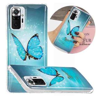 For Xiaomi Redmi Note 10 Pro Luminous TPU Protective Case(Butterfly)