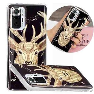 For Xiaomi Redmi Note 10 Pro Luminous TPU Protective Case(Deer)