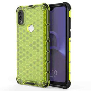 For Alcatel 1V (2020) Shockproof Honeycomb PC + TPU Case(Green)