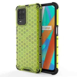 For OPPO Realme V13 5G Shockproof Honeycomb PC + TPU Case(Green)