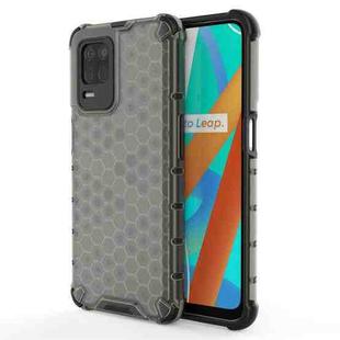 For OPPO Realme V13 5G Shockproof Honeycomb PC + TPU Case(Black)