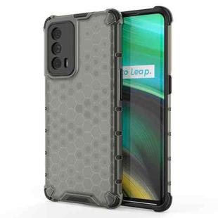 For OPPO Realme X7 Pro Ultra Shockproof Honeycomb PC + TPU Case(Black)