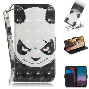 For Nokia 5.4 3D Painted Pattern Magnetic Attraction Horizontal Flip Leather Case with Holder & Card Slot & Wallet & Lanyard(Angry Bear)