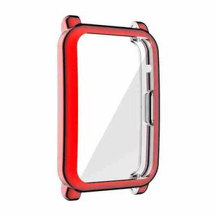 For Honor Watch ES Full Coverage TPU Electroplating Protective Case(Red)