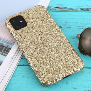 For iPhone 11 Shockproof Glitter Powder PC Protective Case(Gold)