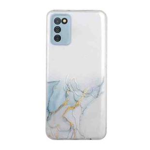 For Samsung Galaxy A02s (Indian Version) Hollow Marble Pattern TPU Precise Hole Protective Case(Grey)