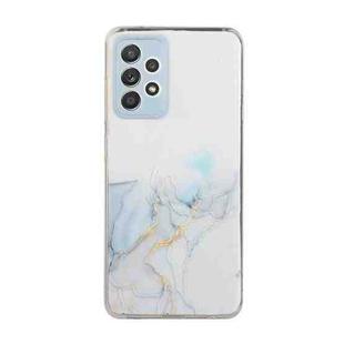 For Samsung Galaxy A32 5G Hollow Marble Pattern TPU Precise Hole Protective Case(Grey)