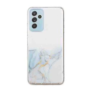 For Samsung Galaxy A82 5G Hollow Marble Pattern TPU Precise Hole Protective Case(Grey)