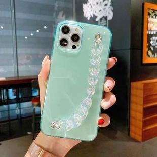 For iPhone 11 Dream Color Bracelet Transparent Protective Case (Green)