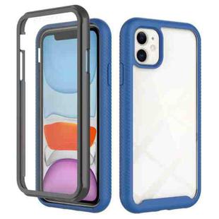 For iPhone 11 Starry Sky Solid Color Series Shockproof PC + TPU Case with PET Film (Royal Blue)