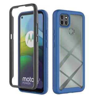 For Motorola Moto G9 Power(2021) Starry Sky Solid Color Series Shockproof PC + TPU Case with PET Film(Royal Blue)