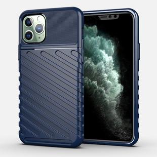 For iPhone 11 Pro Thunderbolt Shockproof TPU Soft Case(Dark Blue)