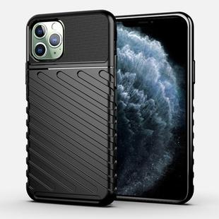 For iPhone 11 Pro Max Thunderbolt Shockproof TPU Soft Case(Black)