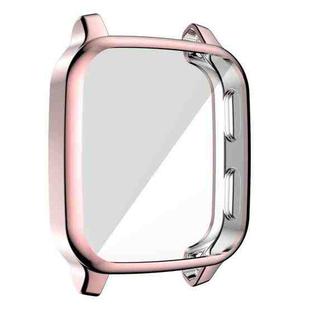 For Garmin Venu Sq Full Coverage TPU Electroplating Protective Case(Pink)