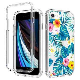 2 in 1 High Transparent Painted Shockproof PC + TPU Protective Case For iPhone 6s / 6(Banana Leaf)