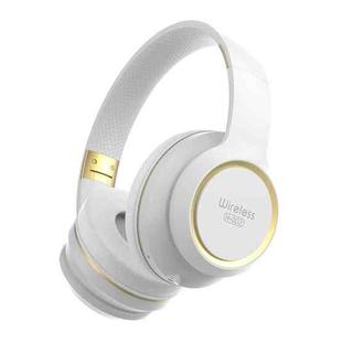 HAMTOD H002 Bluetooth 5.0+ Wired Dual-mode Foldable Headset(White)