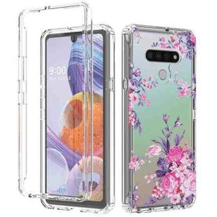 For LG Stylo 6 2 in 1 High Transparent Painted Shockproof PC + TPU Protective Case(Rose)