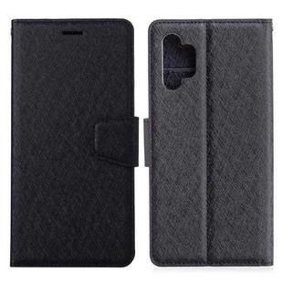 For Samsung Galaxy A32 5G Silk Texture Horizontal Flip Leather Case with Holder & Card Slots & Wallet & Photo Frame(Black)