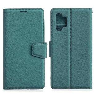 For Samsung Galaxy A32 5G Silk Texture Horizontal Flip Leather Case with Holder & Card Slots & Wallet & Photo Frame(Green)