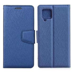 For Samsung Galaxy A42 5G Silk Texture Horizontal Flip Leather Case with Holder & Card Slots & Wallet & Photo Frame(Blue)