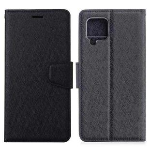 For Samsung Galaxy A42 5G Silk Texture Horizontal Flip Leather Case with Holder & Card Slots & Wallet & Photo Frame(Black)