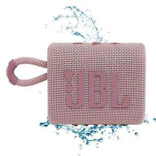JBL GO3 Bluetooth 5.1 Portable Mini Waterproof Bass Wireless Bluetooth Speaker(Pink)
