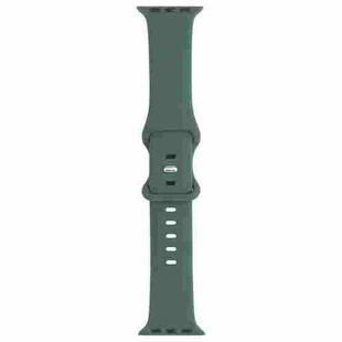 Double Wear Rivets Watch Band For Apple Watch Ultra 49mm / Series 8&7 45mm / SE 2&6&SE&5&4 44mm / 3&2&1 42mm(Olive Green)