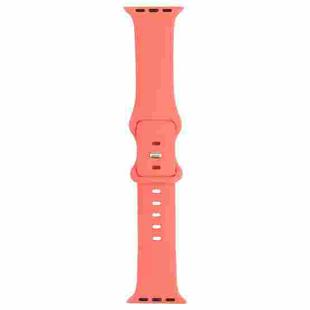 Double Wear Rivets Watch Band For Apple Watch Ultra 49mm / Series 8&7 45mm / SE 2&6&SE&5&4 44mm / 3&2&1 42mm(Rose Red)