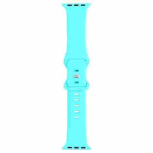 Double Wear Rivets Watch Band For Series 7 41mm / 6 & SE & 5 & 4 40mm / 3 & 2 & 1 38mm(Teal green)