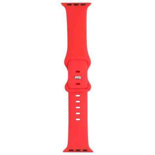 Double Wear Rivets Watch Band For Series 7 41mm / 6 & SE & 5 & 4 40mm / 3 & 2 & 1 38mm(Scarlet)