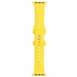 Double Wear Rivets Watch Band For Series 7 41mm / 6 & SE & 5 & 4 40mm / 3 & 2 & 1 38mm(Yellow)