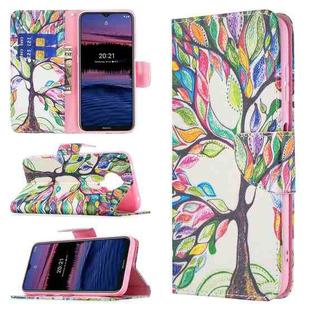 For Nokia G20 / G10 Colored Drawing Pattern Horizontal Flip Leather Case with Holder & Card Slots & Wallet(Tree Life)