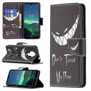 For Nokia 1.4 Colored Drawing Pattern Horizontal Flip Leather Case with Holder & Card Slots & Wallet(Smirk)