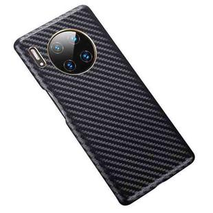 For Huawei Mate 30 Pro Carbon Fiber Leather Texture Kevlar Anti-fall Phone Protective Case(Black)