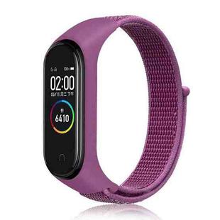 For Xiaomi Mi Band 6 Nylon Weave Watch Bands(Dragon Fruit)