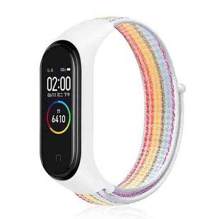 For Xiaomi Mi Band 6 Nylon Weave Watch Bands(Colorful)