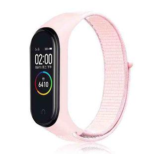 For Xiaomi Mi Band 6 Nylon Weave Watch Bands(Pearl Powder)